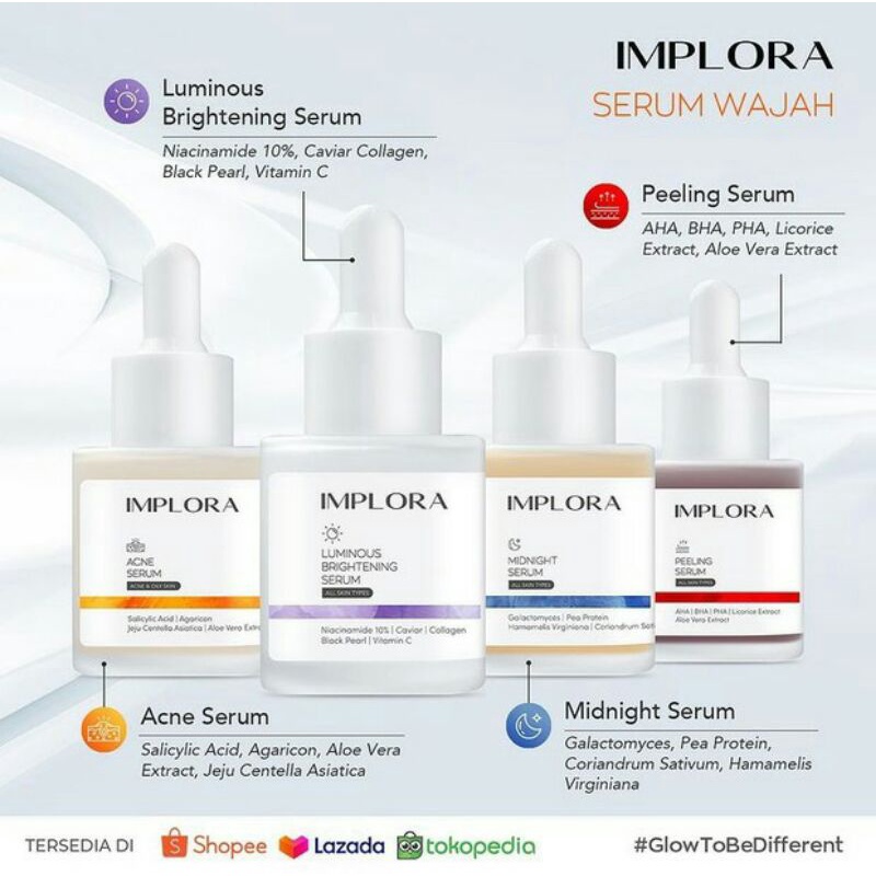 Implora serum wajah/serum implora/ serum wajah murah