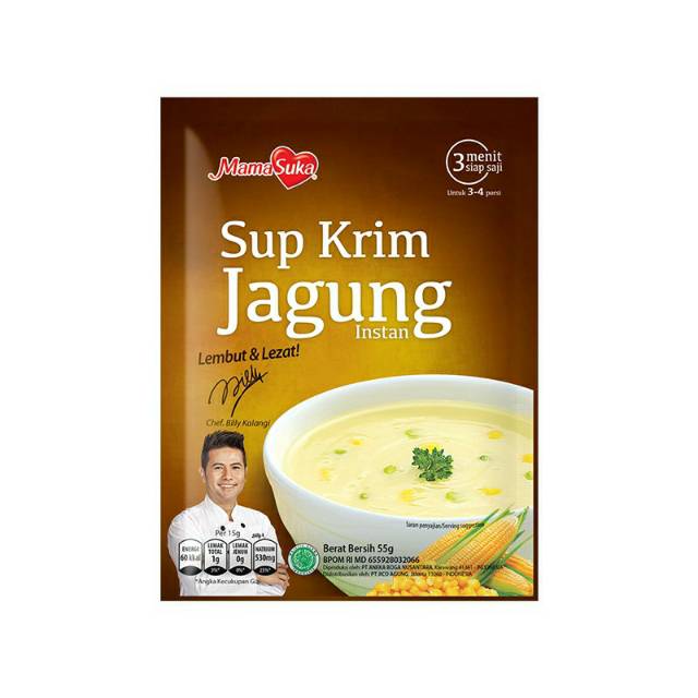 

- MAMASUKA Sup Krim Jagung Ayam Jamur 55 gram - Makanan Instan
