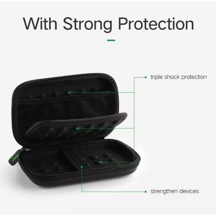 UGREEN HARD CASE EVA FOR HDD SSD POWERBANK EARPHONE HARD DRIV