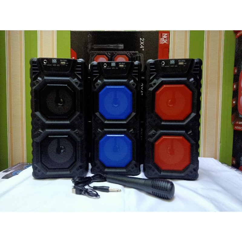 Speaker bluetooth karaoke KTS 926 free mic big sound 1 hp konek 2 speaker sekaligus