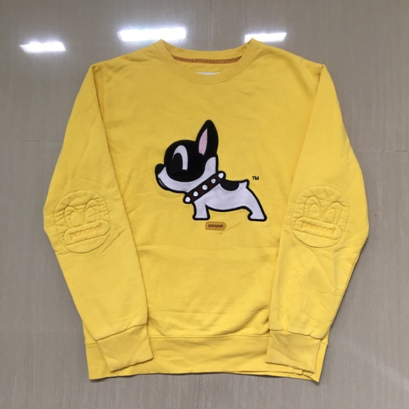 PROMO sweater Crewneck Pancoat pop dog kuning Second brand Original rare