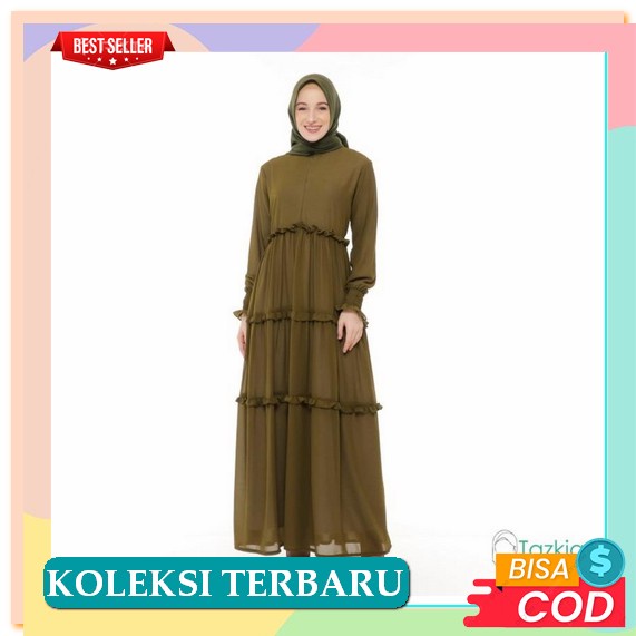 Dress Oversize Polos Dress Batwing Muslim Dress Wanita Kekinian Dress Terbaru 2022 Model Baru Dress 
