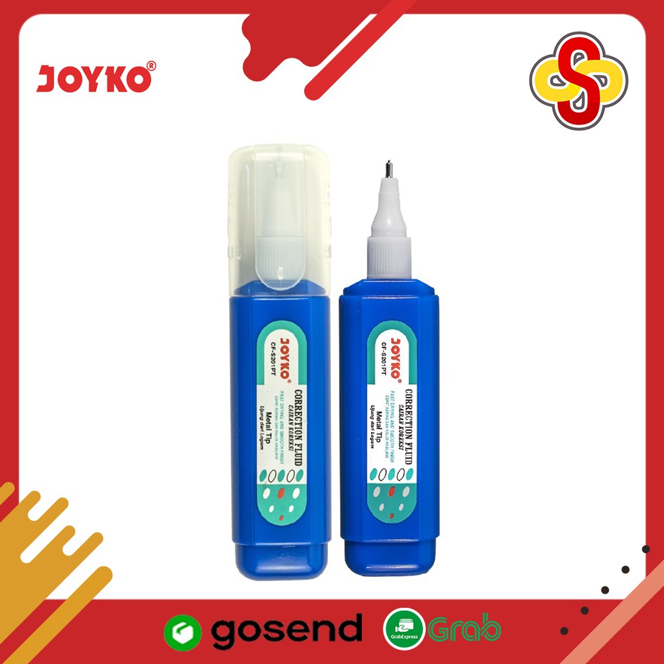 Correction Fluid / Tipe X Cair Joyko CF-S201PT