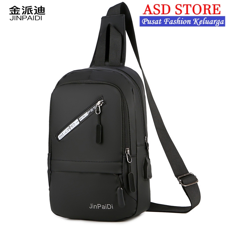 • ASD STORE ©️ • JINPAIDI 6600 Sling Bag Tas Selempang Anti Air