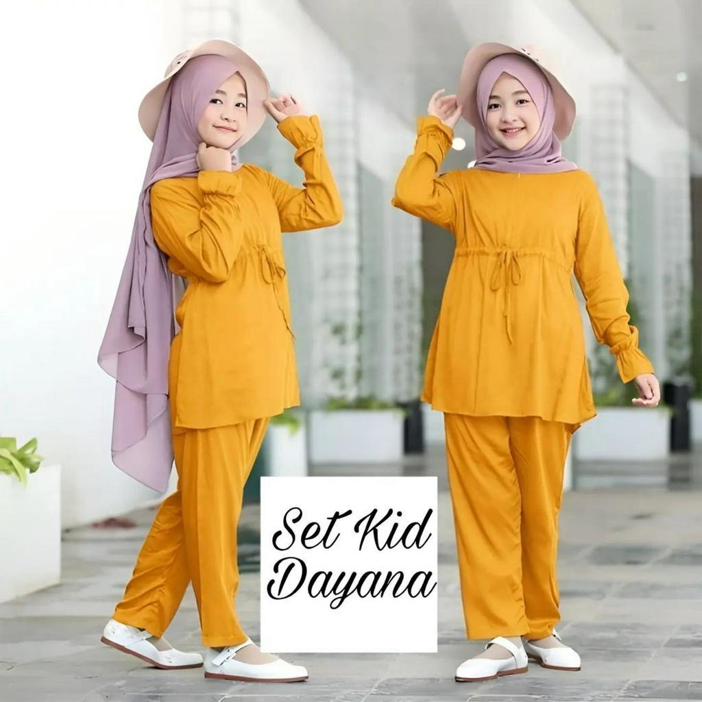 SETELAN ANAK DAYANA BAHAN WOLLYCREPE LD 86 CM PJ 70 CM LP 80 CM ADA SLETING DEPAN SETELAN ANAK PREMPUAN 2023 KEKINIAN ONE SET ANAK KOREAN STYLE MUSLIM SET BAJU MUSLIM ANAK FASHION TERBARU PAKAIAN ANAK PREMPUAN