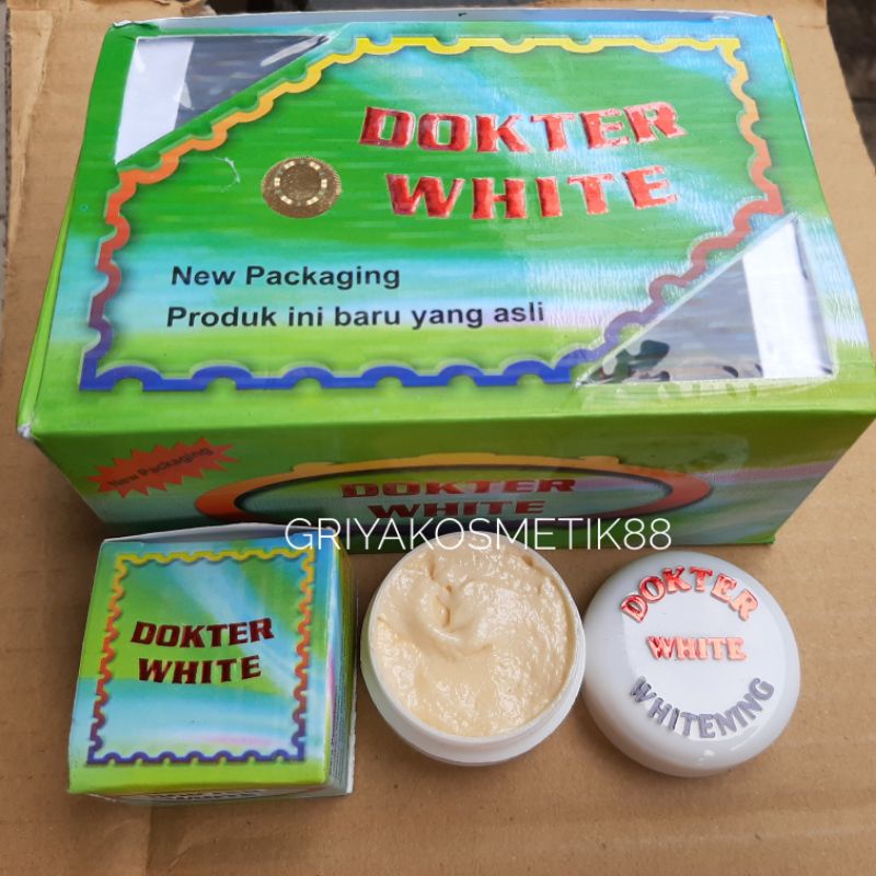 CREAM DOKTER WHITE ORIGINAL POT TIMBUL ecer