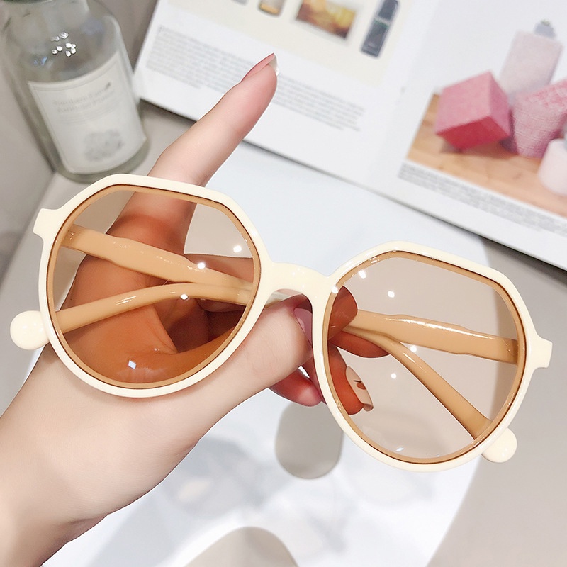 INS✨Korea Kacamata Hitam Retro Sunglasses Klasik Frame Besar Kaca mata Lensa UV400 Untuk Eyeglasses Fashion Wanita Pria Import COD Ready Stock