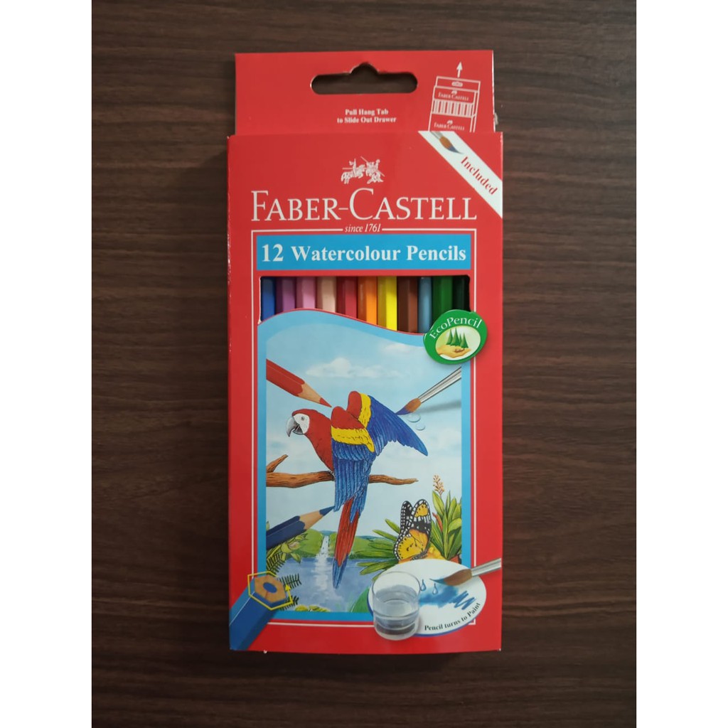 

Pensil Warna Air (Water Colour Pencils) Faber Castell 12L