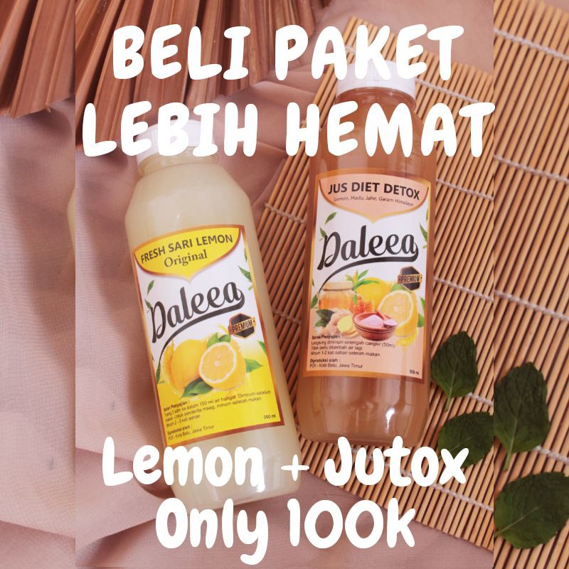 

PAKET HEMAT - Sari Lemon & Jus Diet Detox Daleea