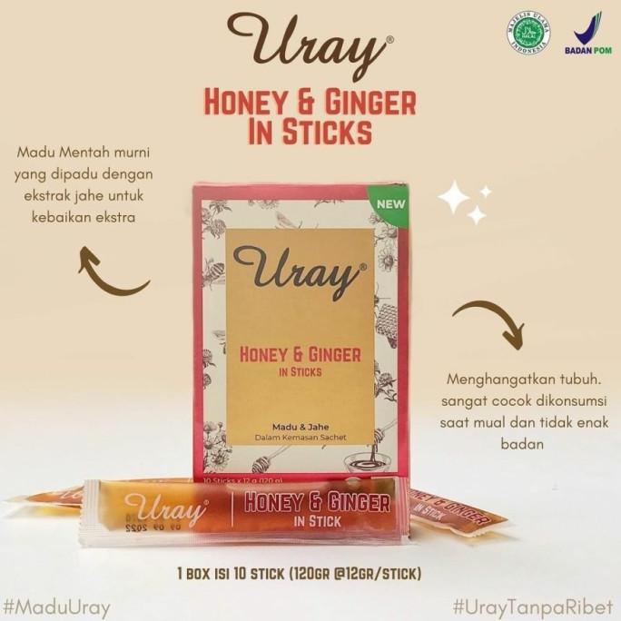 

[COD] Madu Uray Ginger 120 g - Membantu Menghilangkan Mual & Tdk Enak Badan [COD]