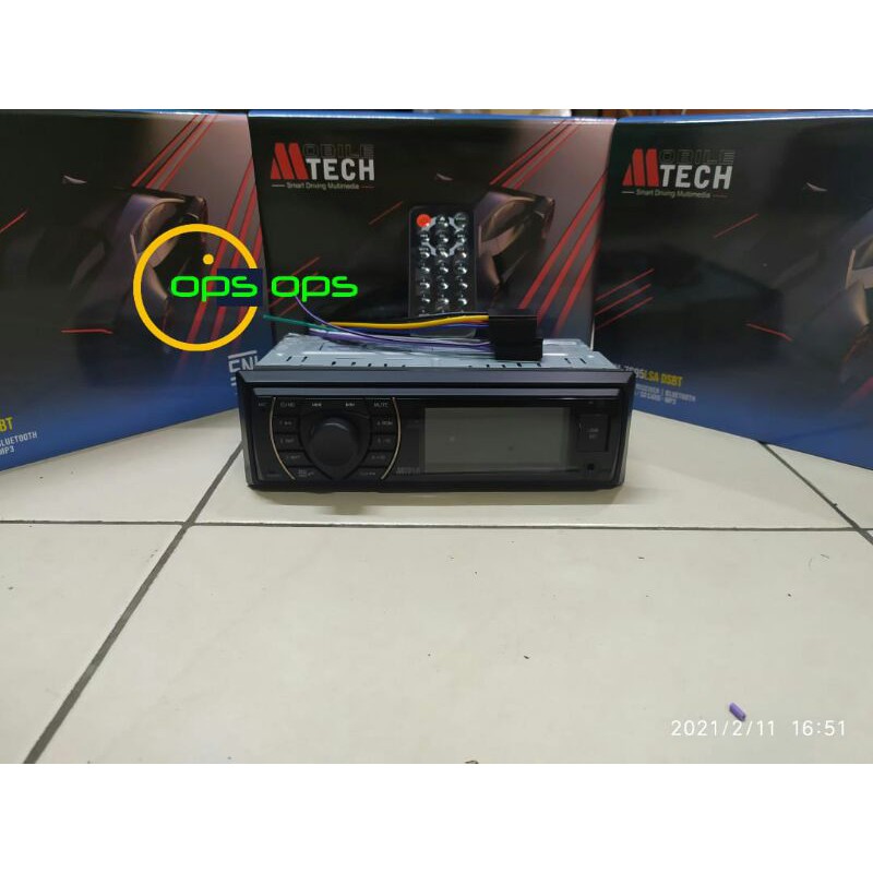 SINGLE DIN MTECH MM-7695 LSA/TAPE MOBIL BLUETOOTH USB MP3