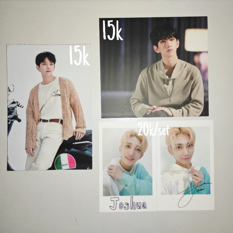 [seventeen svt] inclusion merch joshua official postcard caratland carland 2021 behind the scene car