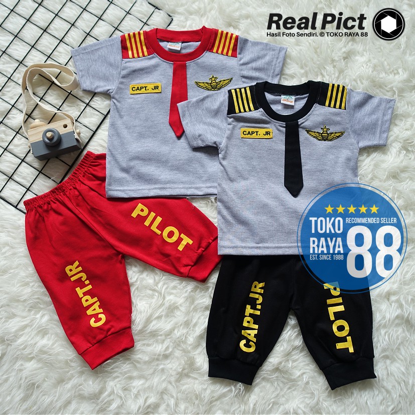 [SKS-CCN03] TOKO RAYA 88, Setelan Joger Anak 3-18 Bulan, Coconut Pilot DW, Kaos Pendek Lebaran Bayi