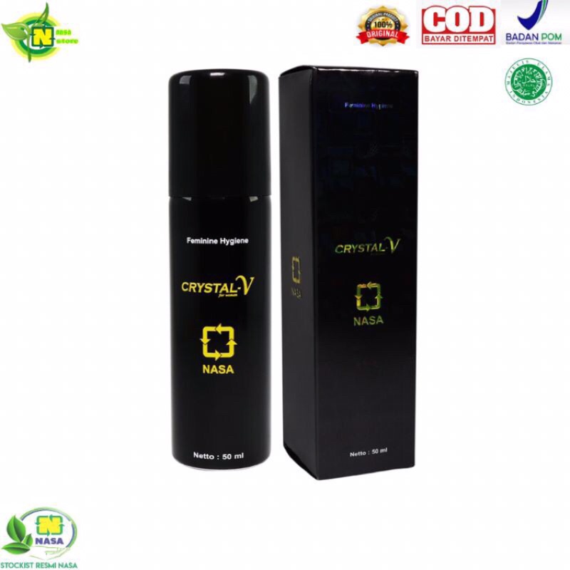 CRYSTAL V NASA | CRYSTAL V NASA ORIGINAL| CRYSTAL V SPRAY NASA| SOLUSI MASALAH KEWANITAAN| CRYSTAL V