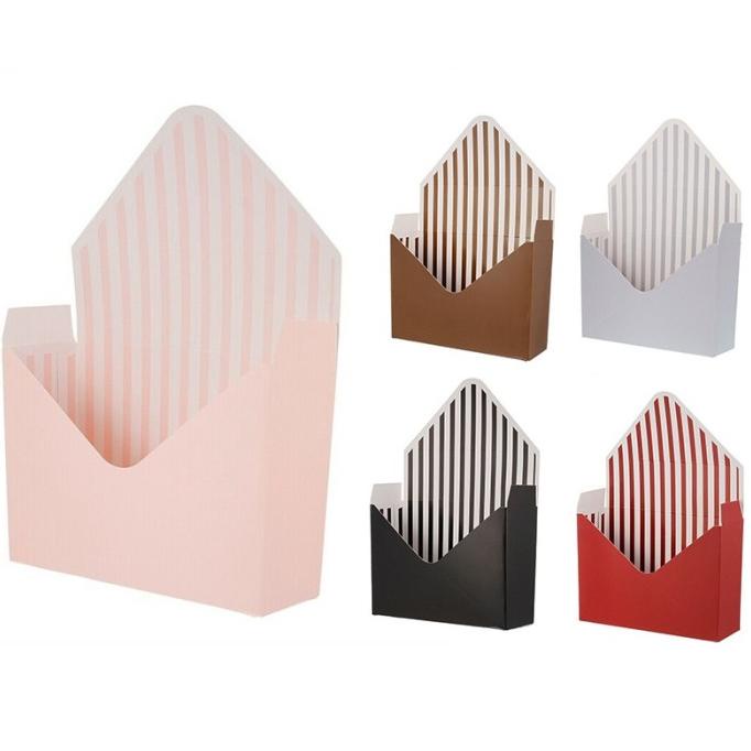 

12 PCS ENVELOPE FOLD FLOWER BOX PARTY WEDDING GIFT BOXES-PINK SDD65464CE