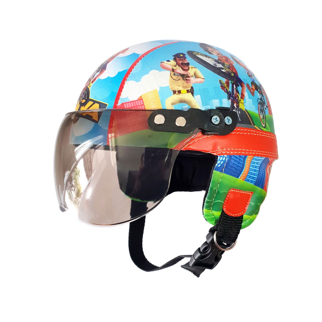 Helm Anak SPECIAL RETRO SHIVA Murah / Helmet Non SNI / Helm Karakter Kartun Lucu / Helm Anak Cowok Laki Laki 1 2 3 4 5 Tahun