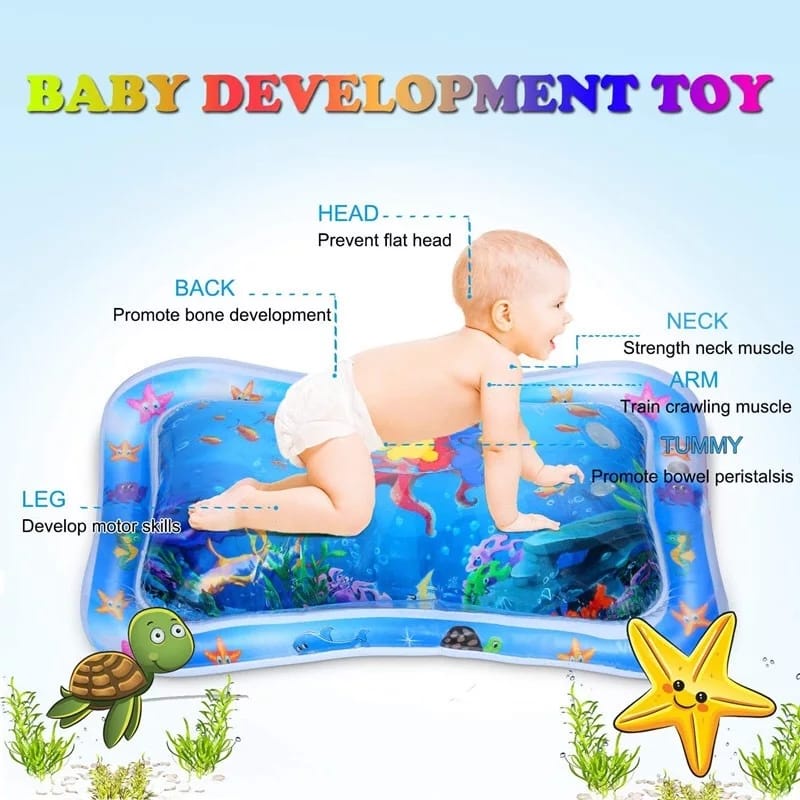 mrcaisen BABY WATER PAD Matras air bermain main bayi anak Baby Kids Water Play Mat playmat Mainan edukatif edukasi-termurah B014