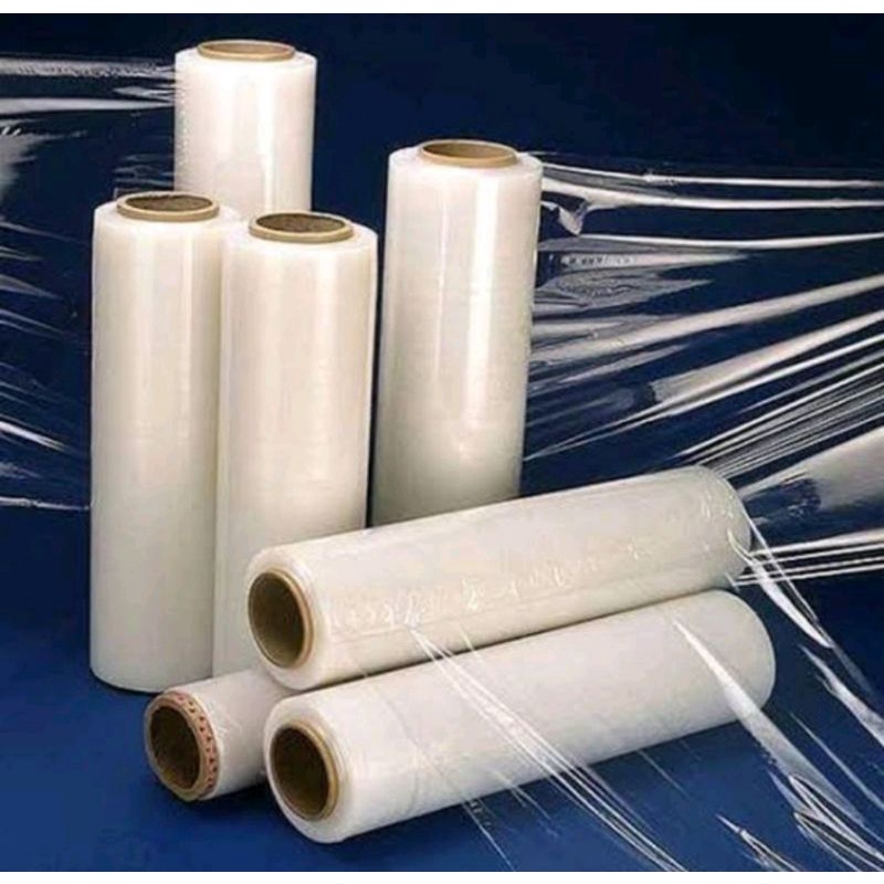 Plastik Wrap Wrapping Stretch film 150 Meter x 50 CM tebal ± 24 micron / 150M x 50CM x 24 micron