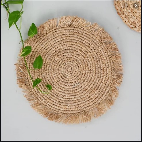 PLACEMATS ENCENG GONDOK RUMBAI / WALL DECOR RUSTIC NATURAL