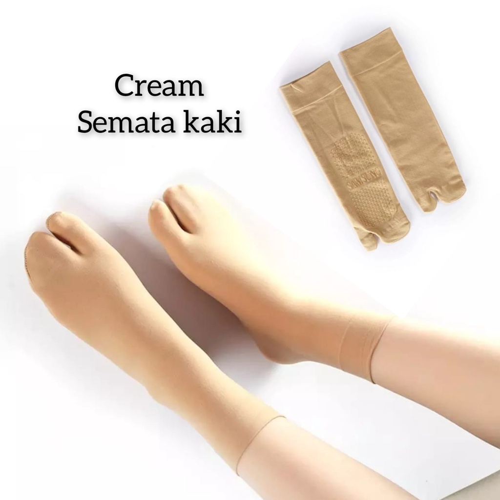 Kaos Kaki Samsung Anti Slip  Bahan Stocking Tebal  Kaus Kaki Wanita Jempol Samsung Anti Licin Panjang  Kaos Kaki 2 Jari Muslimah