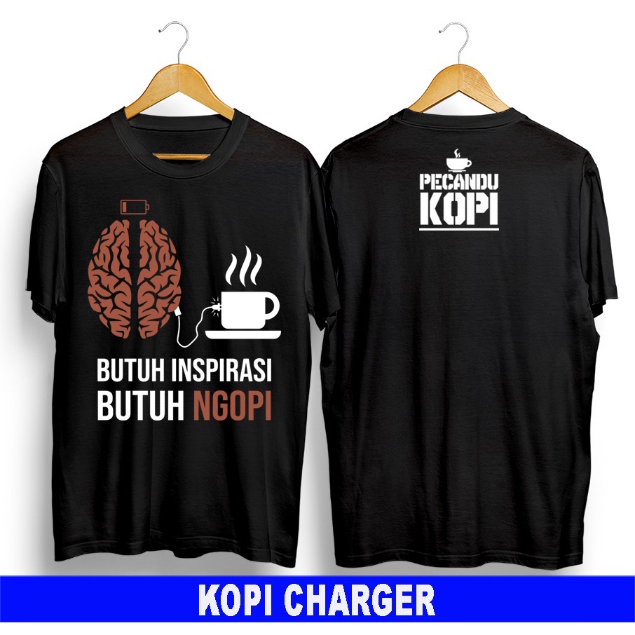 Kaos murah Kaos distro murah baju  distro pria t-shirt murah combed30s kopi otak