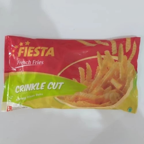 

Fiesta Kentang Crinkle Cut 500gr, 1kg / Makanan Beku / Makanan Siap Saji