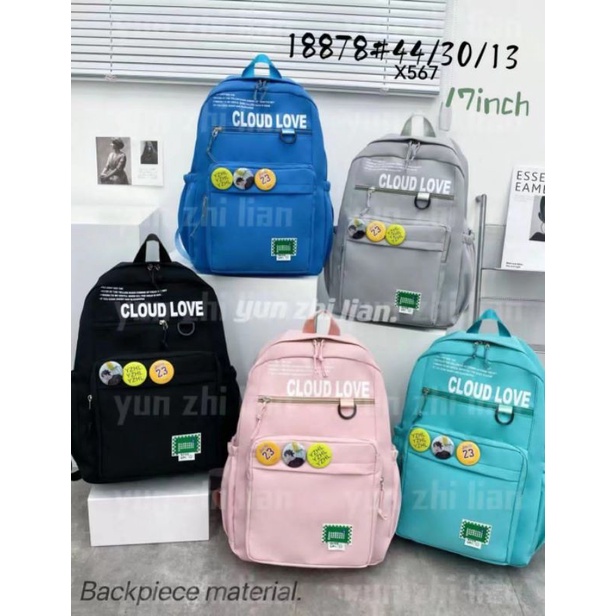 TAS RANSEL KOREA PEREMPUAN BACKPACK 18878.