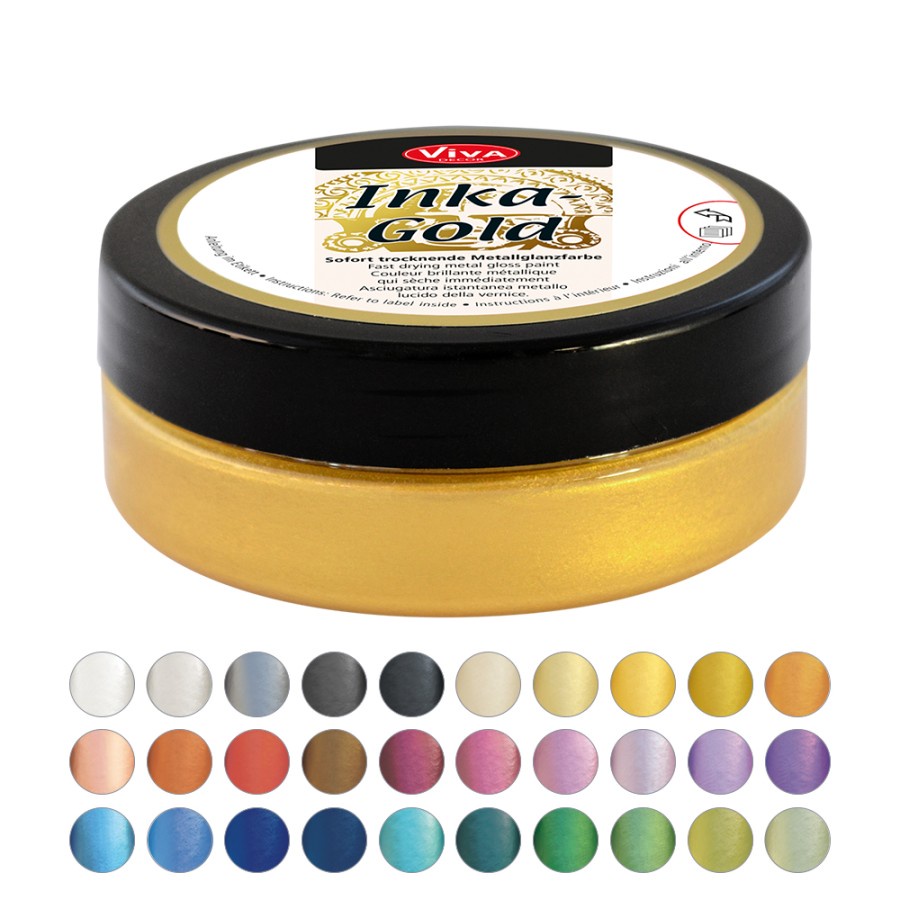 

Wimpy Inka Gold Cat Pasta Metallic Cream Paste Premium Cat Metallic Wax