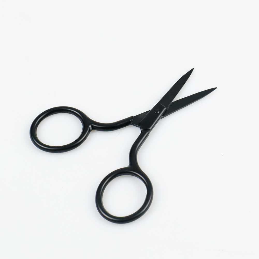 Gunting Cukur Alis Mata Eyebrow Trimmer Scissor Stainless Steel Tahan Karat Desain Minimalis Elegan Berkualitas