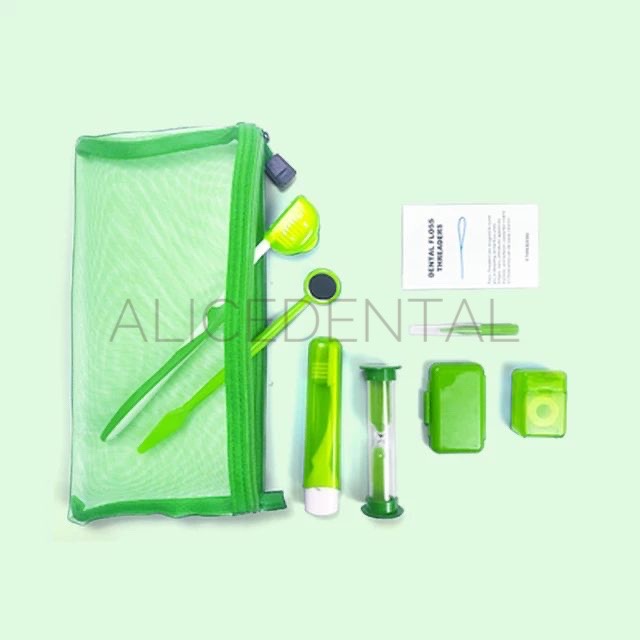 Orthodontic kit dental ortho kit cleaning set travel travelling jaring paket sikat gigi behel kawat gigi lengkap orthokit