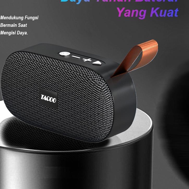 Banyak Dipakai.. TACOO Speaker Bluetooth T7 Mini Protable Speaker Super Stereo Bass Built in High-Se