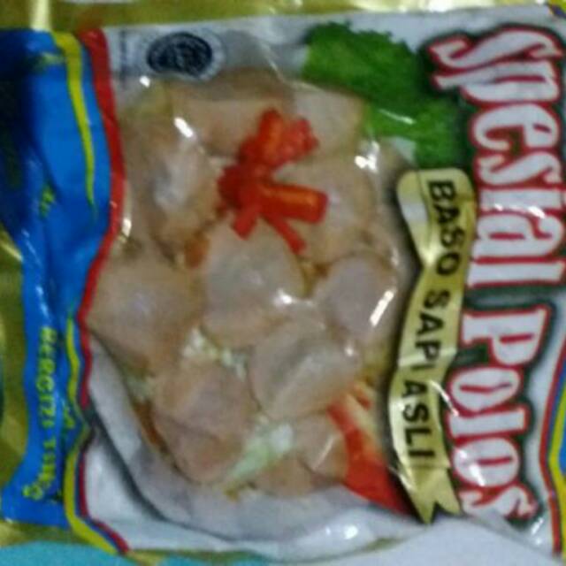 

Bakso spesial polos biru isi 50