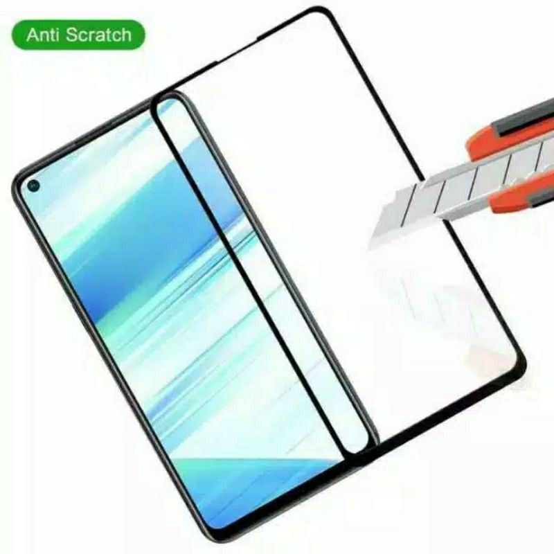 Oppo A74 A55 A54 A53 A33 A92 A52 Temper Glass Anti Gores Kaca Screen Guard Protector Clear / Full Cover