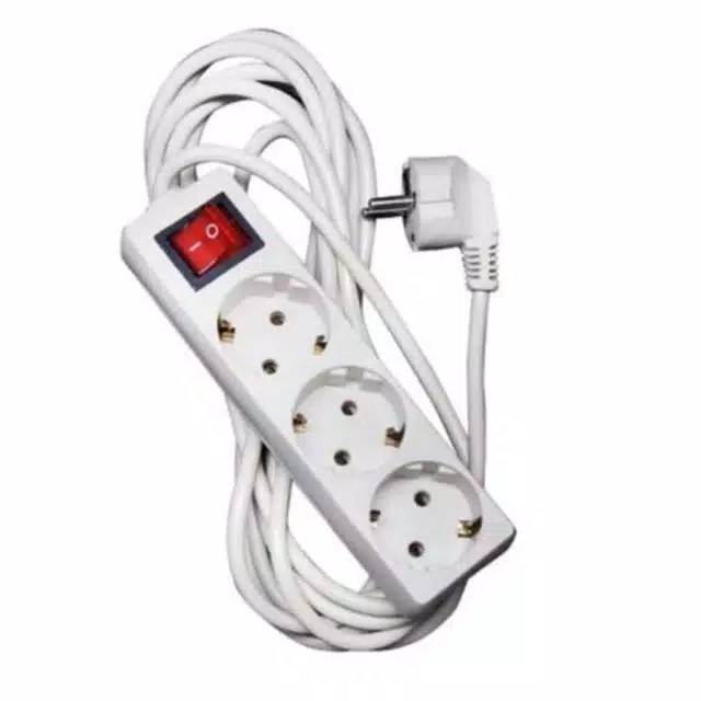 Colokan Listrik 3 Lubang 5 Meter