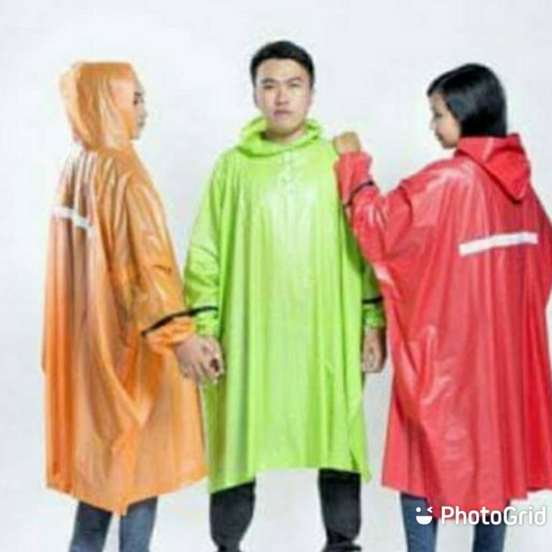 Jual Jas Hujan Poncho Lengan Warna Shopee Indonesia