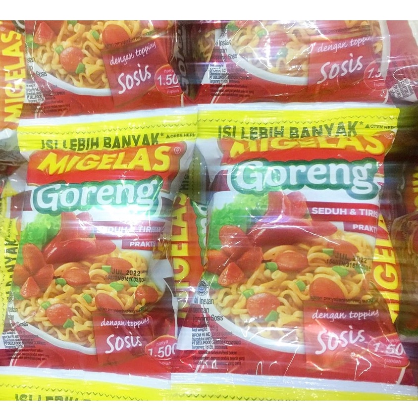 MIGELAS Goreng Protevit Topping Sosis Seduh dan Tiriskan | Per Renceng