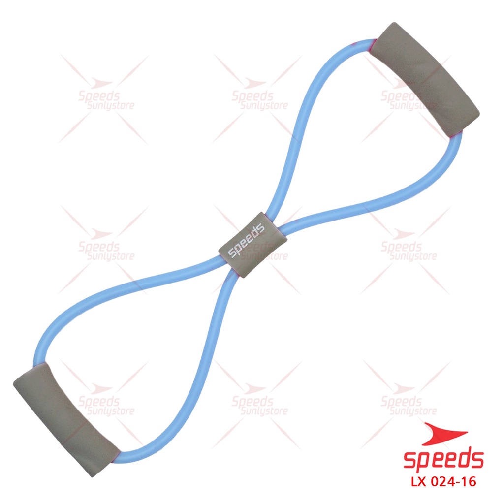 SPEEDS Tali Fitness Gym Yoga 8 Toning Tube Resistance Tali Tube Stretching 024-16-024-16 BIRU