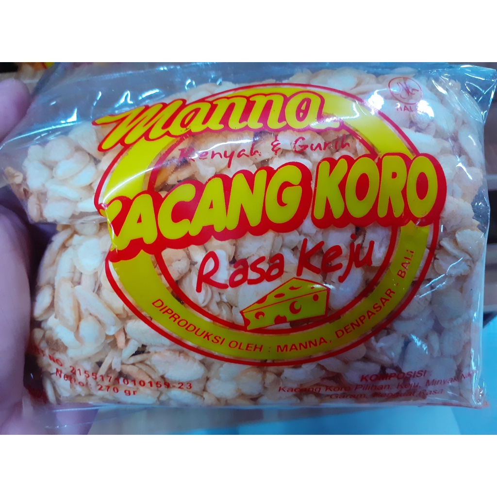 KACANG KORO MANNA 150GR ASLI BALI