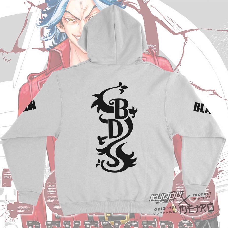 Hoodie Black Dragon Anime Tokyo Manji Tokyo Revengers Manga Premium Unisex