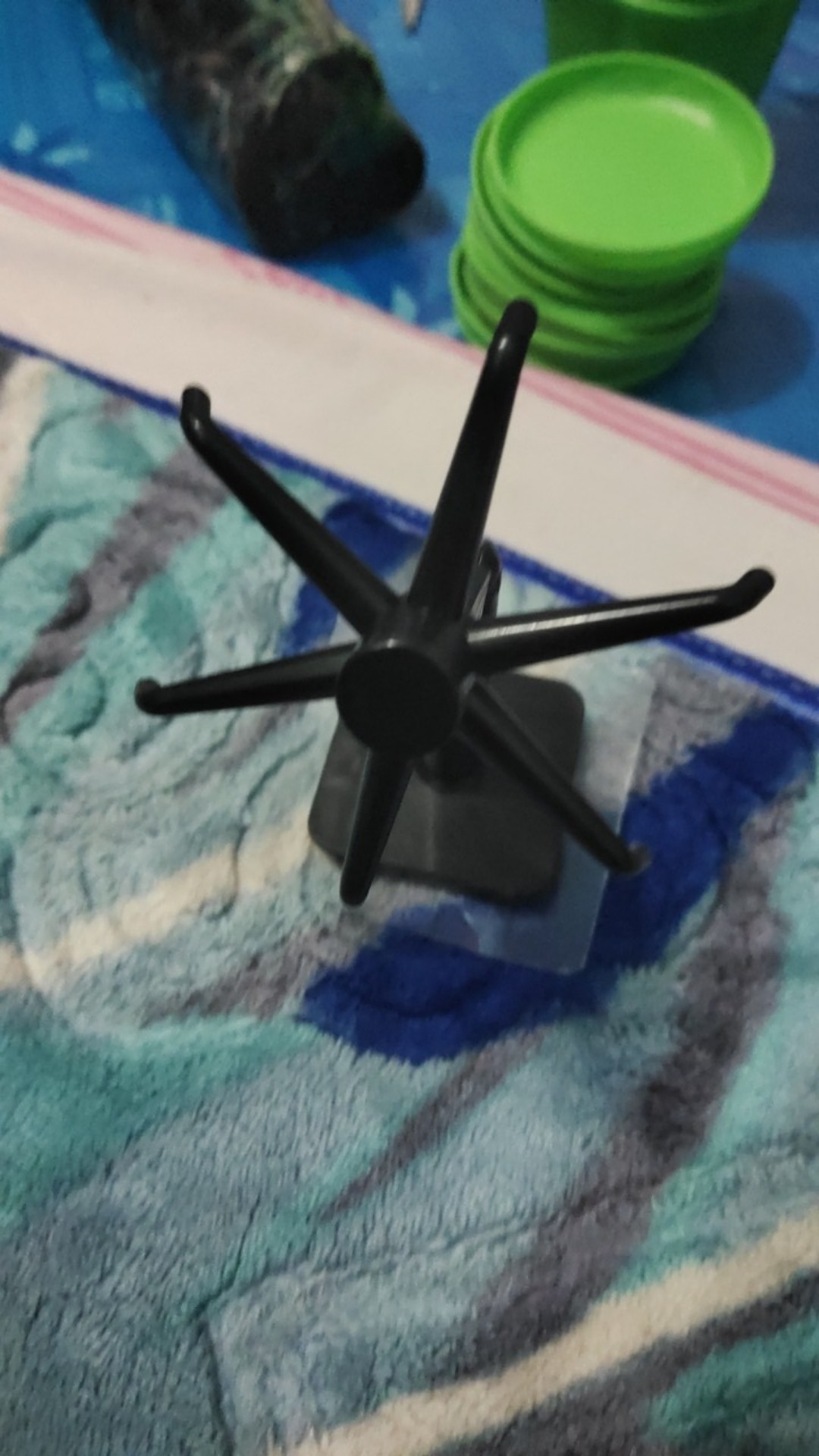 Cr Cm-h65 Rak Pengait Gantungan Tempel Dinding Peralatan Masak Dapur Multifungsi Berputar 360