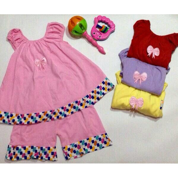 SETELAN BAJU BAYI / BAJU ANAK PEREMPUAN / BAJU HARIAN BAYI ANAK MURAH