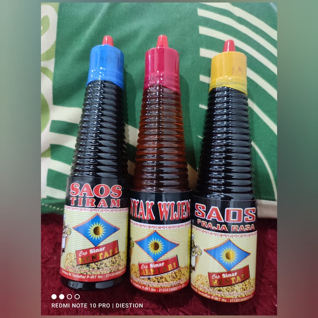 Paket Trio Favorit {Minyak Wijen , Saos Tiram , Saos Rajarasa}