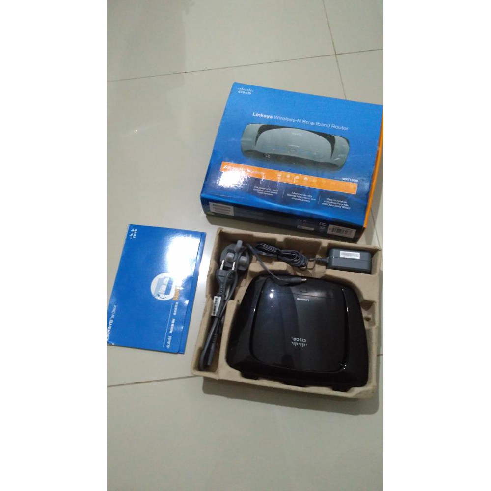 Router Cisco Linksys Wireless-N Broadband WRT160N V3 support DDWRT ex Singapore