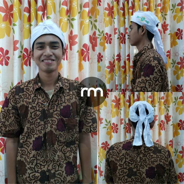 Blangkon Putih Bordir NU