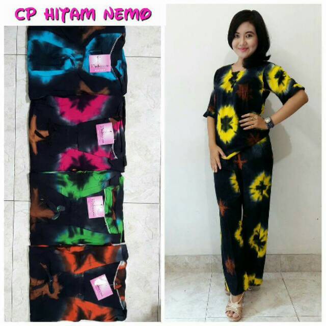 cp nemo grosir baju tidur piyama babydoll pakaian murah katun adem batik adem