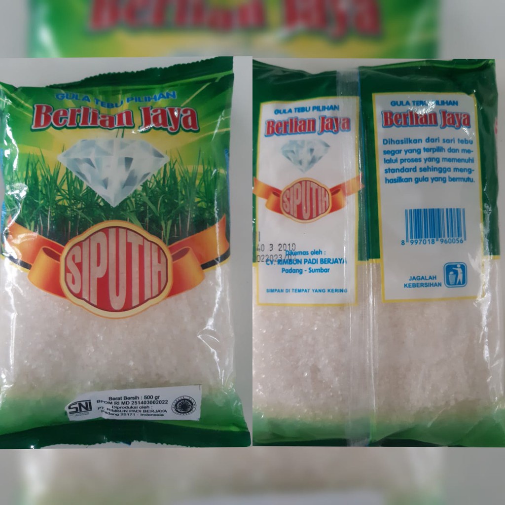 

Gula Pasir Berlian Jaya Siputih 500gr