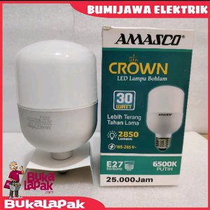 Langsung Order lampu LED amasco 30 watt crown jumbo [SALE]off40%