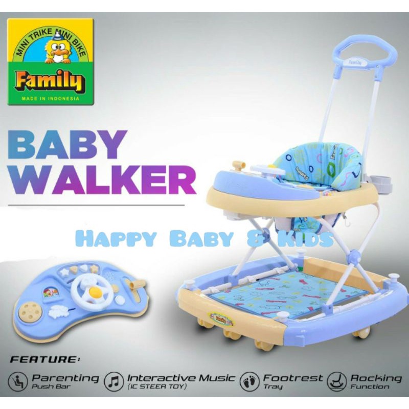 FAMILY BABY WALKER MAINAN SETIR