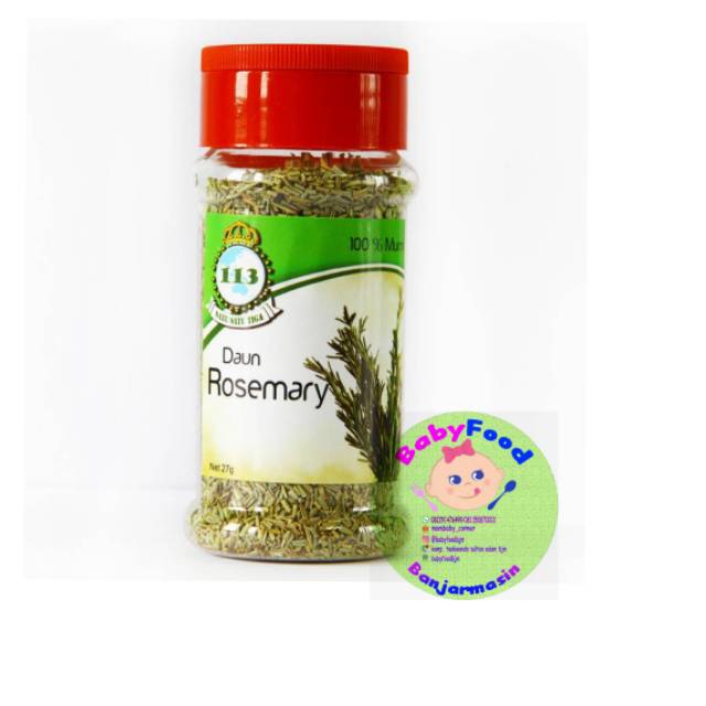 113 bumbu daun rosemary kering 27 gr