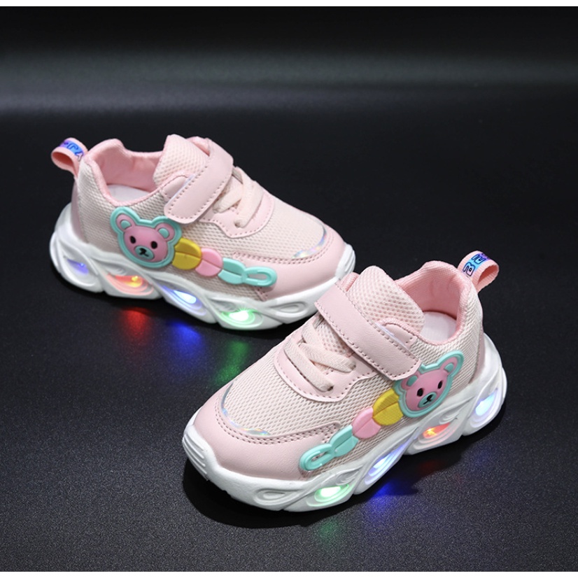babyfit WULEDD [21-30] sepatu lampu LED shoes sneakers anak sekolah import gs-0913r